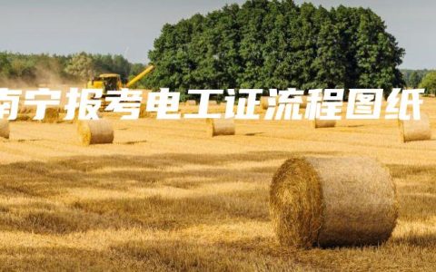 南宁报考电工证流程图纸