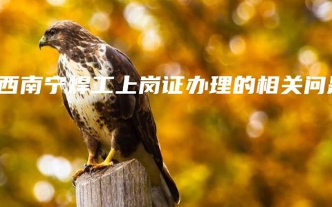 广西南宁焊工上岗证办理的相关问题