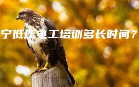 南宁低压电工培训多长时间？