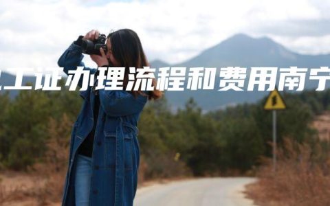 电工证办理流程和费用南宁
