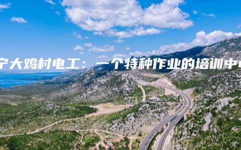 南宁大鸡村电工：一个特种作业的培训中心